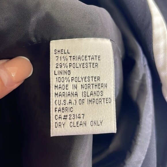 Talbots Classic Button-Up Blazer Petites Woman’s Size 4 Long Sleeve - Picture 3 of 12